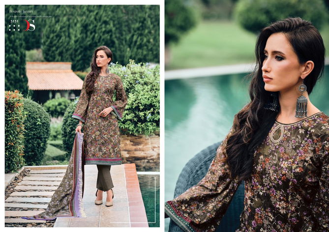 Deepsy Bin Saeed 5 Lawn Collection Pakistani Suits
